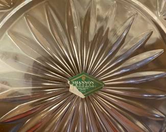Shannon Crystal platter