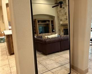 Mirror approx 6'5" tall 