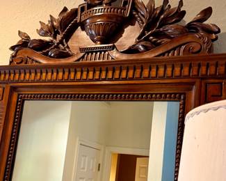 LOVE THIS HEAVILY CARVED MIRROR