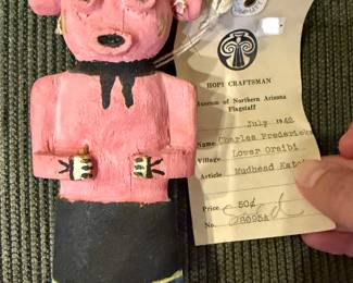 VINTAGE AND MODERN HOPI KACHINA BY CHARLES FREDERICKS MUDHEAD