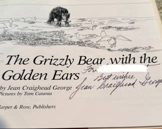 SIGNED CHILDREN'S BOOKS INCLUDING JEAN CRAIGHEAD GEORGE.