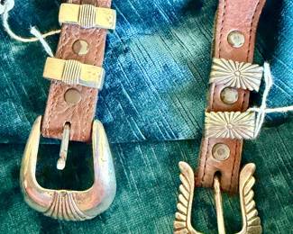 STERLING BELT BUCKLES INCLUDING MAX LANG.