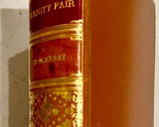 VANITY FAIR BY THACKERY LEATHER BOUND EDITION.