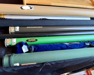 Sage TCX fishing poles. 