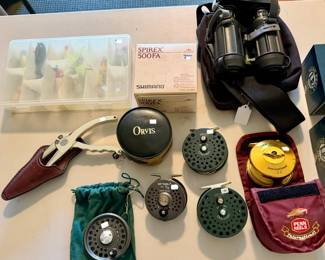 UPSCALE RODS AND REELS INCLUDING ORVIS, PENN, ROSS.