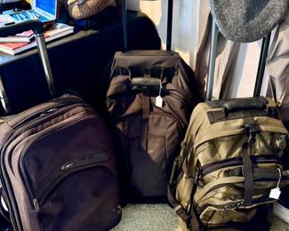 WONDERFUL LUGGAGE, BACKPACKS, ETC. LL BEAN, FISHPOND, ETC.