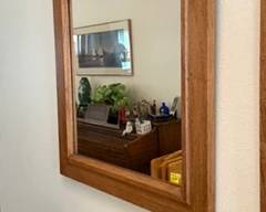 Second mirror! Looks perfect in a front entryway...for that last peak before entering the world!