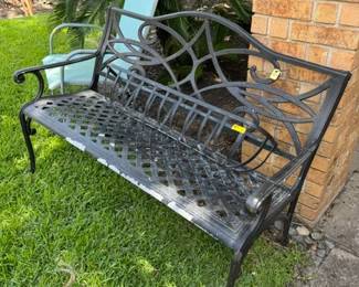 Patio Bench. Only 1 - get there EARLY - 2 ESTATE SALES by Get Rid of IT