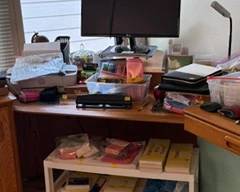 Many office supples including teacher products, desk lamps, and a much, much, more!
