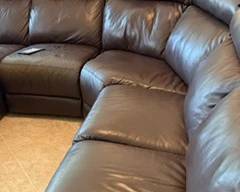 Beautiful sectional that can be taken apart for easy moving.