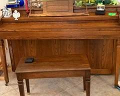 Perfect piano with bench.  Great price for the  beginner as well as seasoned pianist.