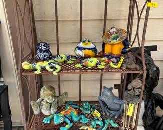 Colorful Ceramic Mexico  Animals - wall or yard  