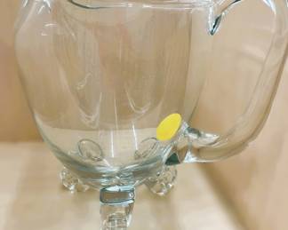 Clear Glass Pitchers 2 PCS