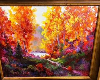 Framed Original Oil or Acrylic Painting