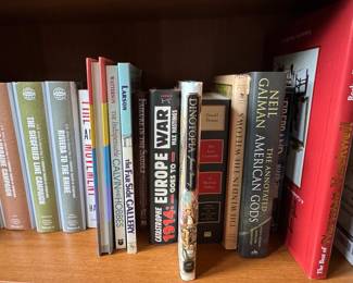 Collection of Military History and Fantasy Books