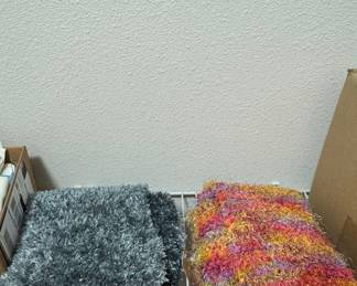 Two Skeins of "Scrubby" or "Eyelash" Yarn