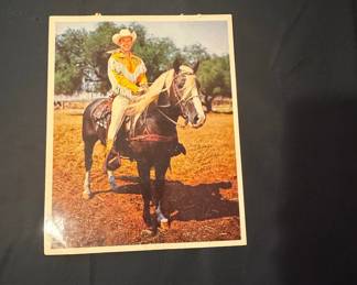 Rex Allen and Koko Signed Photograph