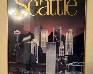Seattle Skyline Art Print