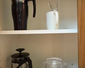 Thermos Stainless King 16 oz Travel Mug, Glass French Press Coffee Maker, Mini Food Chopper