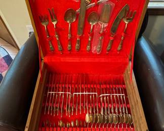 Thai Nickel Bronze Flatware Set