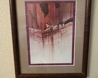 Framed Print of Cowboys on Horseback by Michael Atkinson