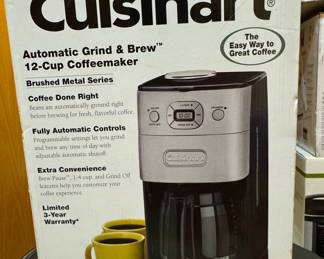 Cuisinart Automatic Grind & Brew 12-Cup Coffeemaker (Model DGB-625BC)