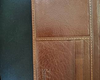 N.B.M. ACROWOOD Leather Bifold Wallet