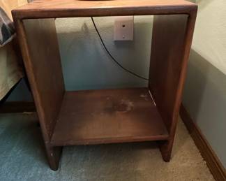 Mid-Century Modern Wooden Nightstand