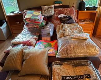 Paisley Pattern Comforter Set with Decorative Pillows