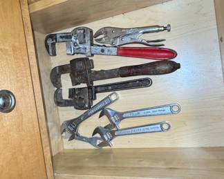 Assorted Vintage and Modern Wrenches
