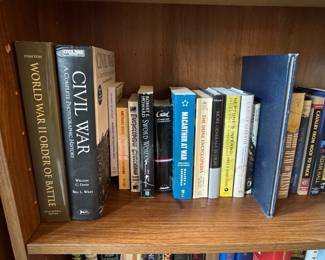 Collection of History and Military Books, including Civil War and WWII titles