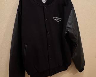 Golden Bear "Acrowood Corporation" "David Steinbacher 39 Years" Varsity Jacket