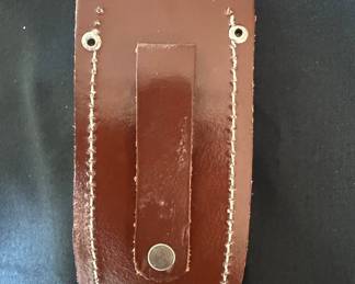 Dakota Leather Knife Sheath with Snap Closure