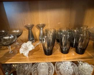 Libbey Classic Smoke Glassware Set