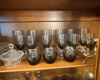 Libbey Classic Smoke Glassware Set