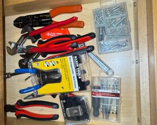 Assorted Hand Tools Including Klein Tools and Performance Tool