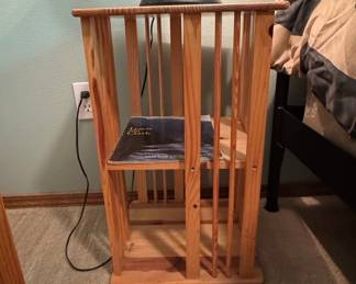 Wooden Magazine Rack / End Table