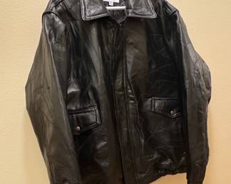 Land & Heart Patchwork Leather Bomber Jacket