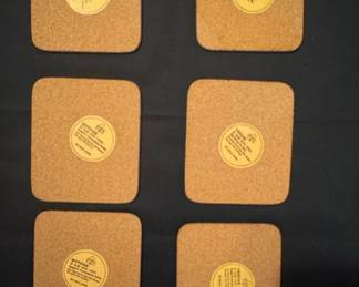 Set of 6 Pimpernel "The Old Curiosity Shop" Cork Coasters