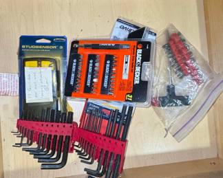 Black & Decker Magnetic Drive Guide Set and Assorted Hex Keys