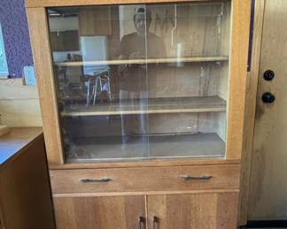 Vintage Heywood Wakefield "Encore" China Cabinet