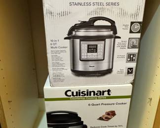 Bella Pro Series 10-in-1 6 QT Multi-Cooker and Cuisinart 6-Quart Pressure Cooker