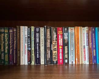 Collection of Vintage Paperback Science Fiction and Thriller Novels by Isaac Asimov and Adam Hall