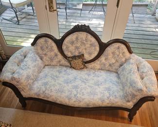 Antique Small Victorian sofa