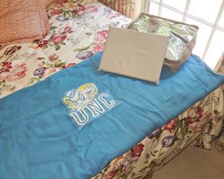 Vintage UNC Throw in original case