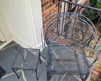 Cast iron chair