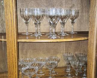 Vintage glassware