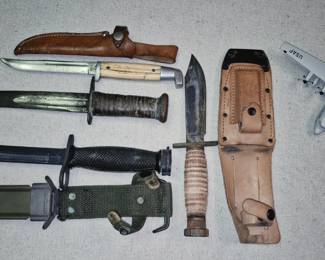 Military items.