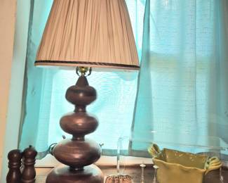 Cool handmade wood lamp