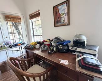 Wood desk